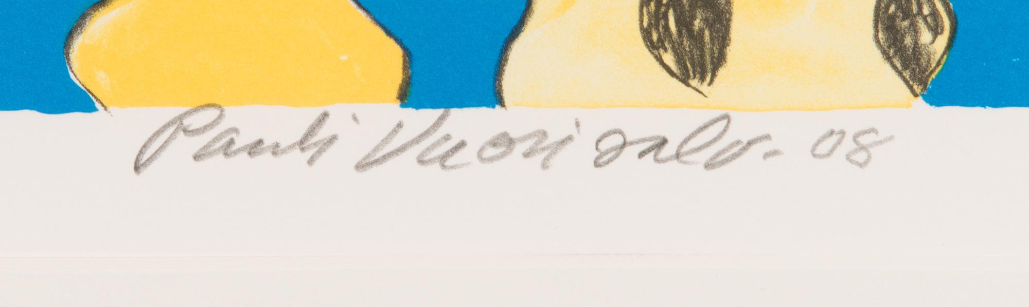 Pauli Vuorisalo, lithograph, signed and dated -08, numbered 123/250.