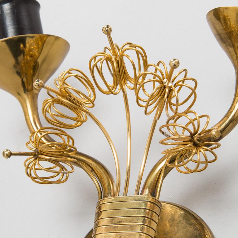 Paavo Tynell, vägglampor ett par, modell 9453 för Taito 1900-talets mitt.