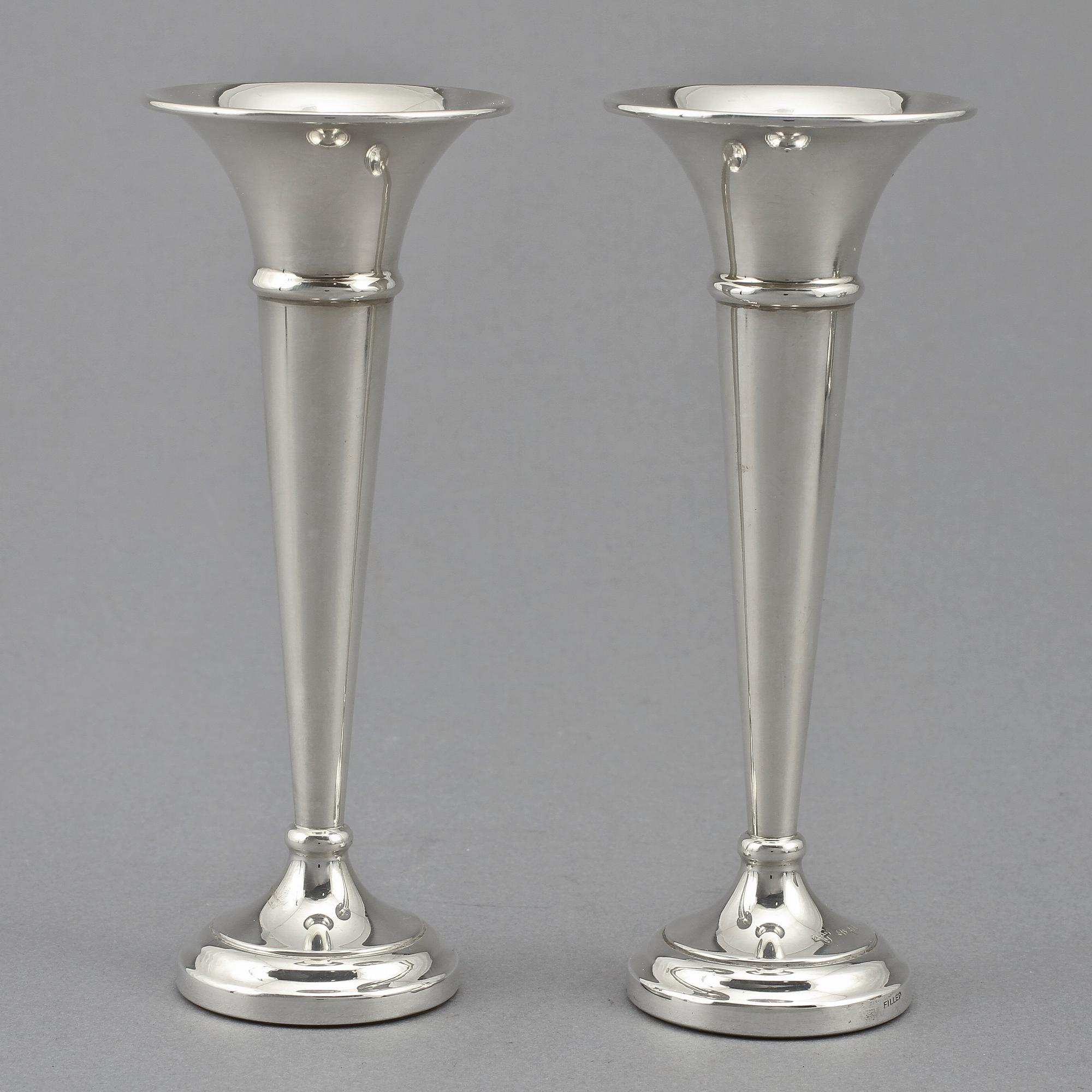 PARTI SILVER, 5 delar, 1900-tal. Tot vikt 479 g.