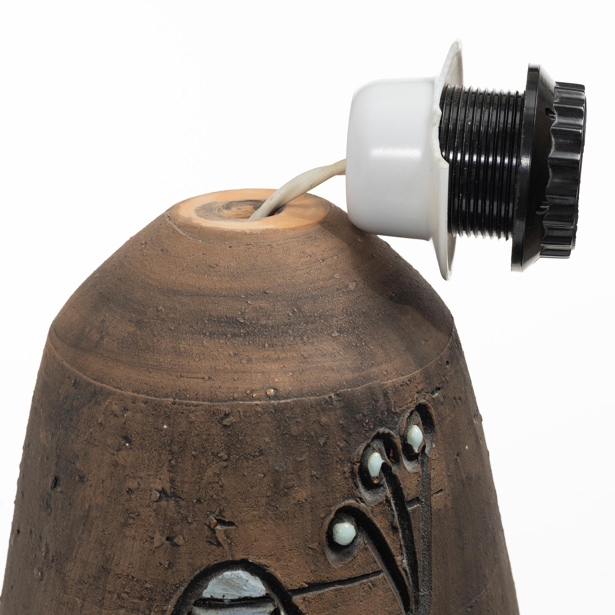 Marian Zawadzki, golvlampa, Tilgmans Keramik, 1956.
