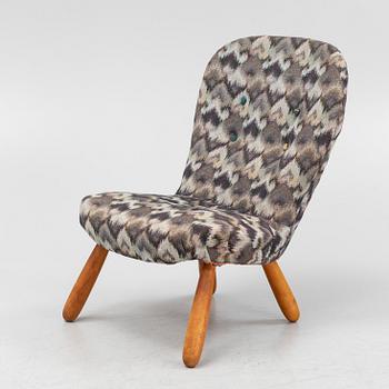 Arnold Madsen, tillskriven, fåtölj ”Muslinge/Clam Chair", 1940/50-tal.