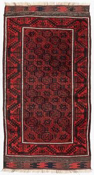 Matta, antik, Beludj, ca 200 x 103-06 cm.