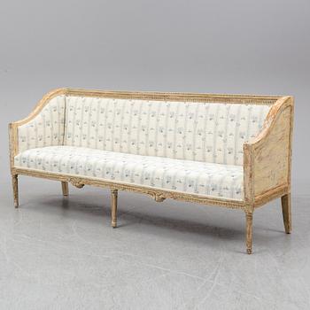 An end of the 18th Century Gustavian sofa.