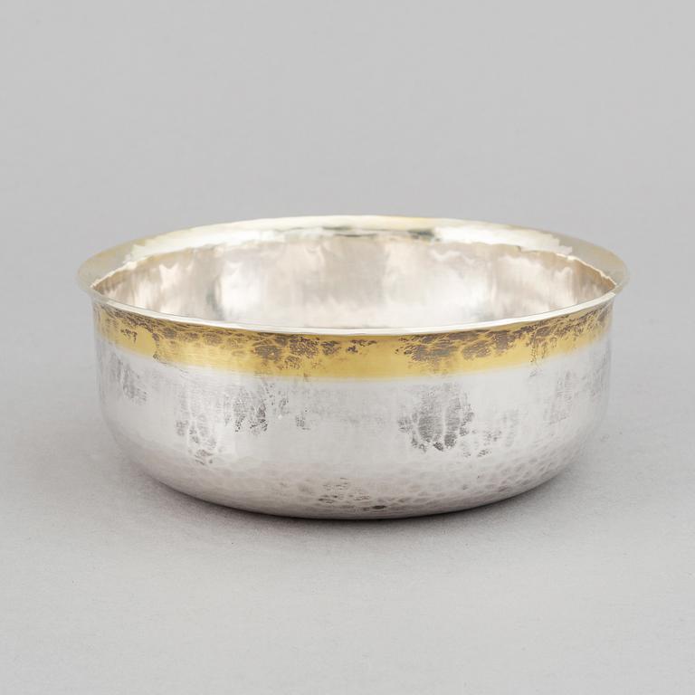 Bengt Liljedahl, a sterling silver bowl, Stockholm 2009.