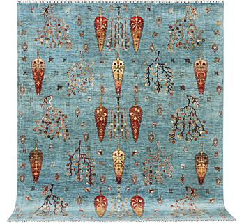 A Khorjin carpet, c. 304 x 255 cm.