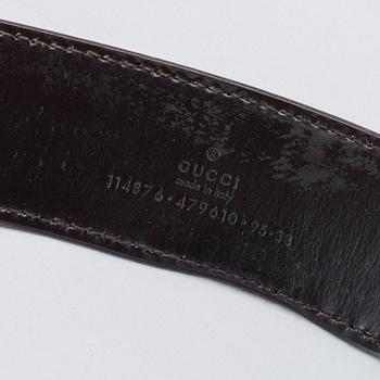 GUCCI, belt.