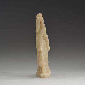 SKULPTUR, soapstone. Kina, tidigt 1900-tal.