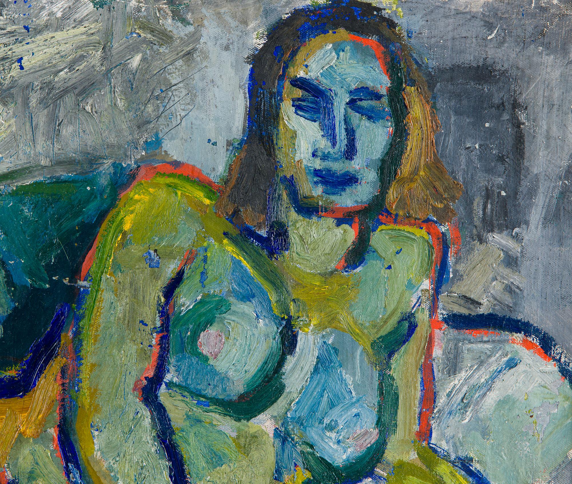 Reidar Särestöniemi, Reclining nude.