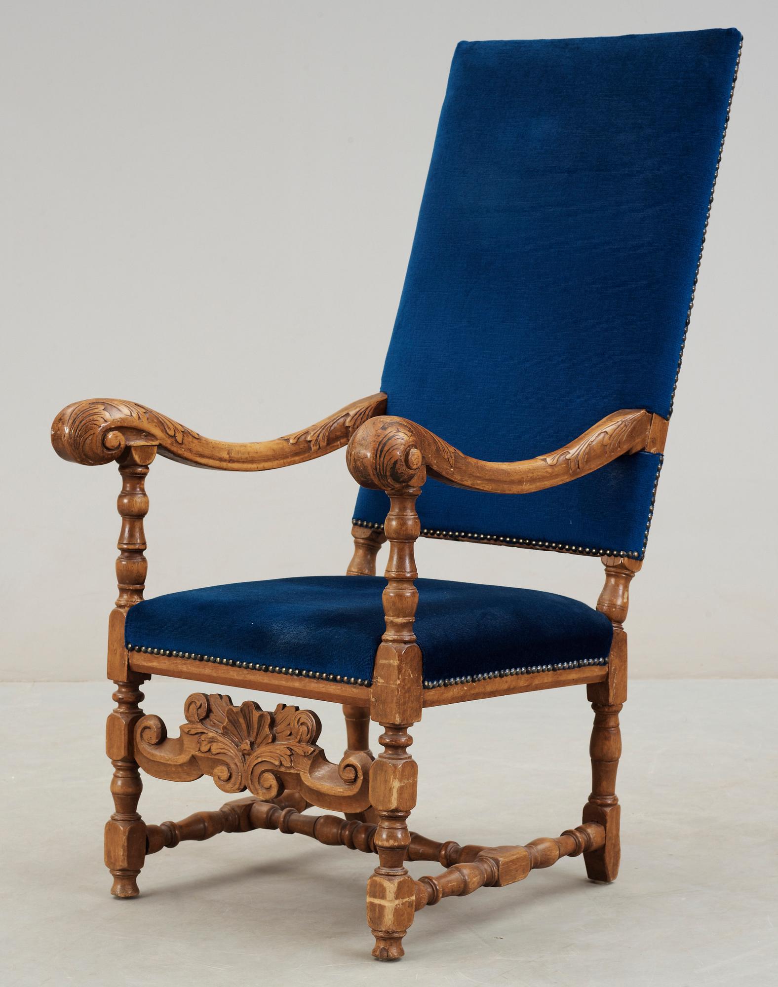 KARMSTOL, barock, 1700-tal.