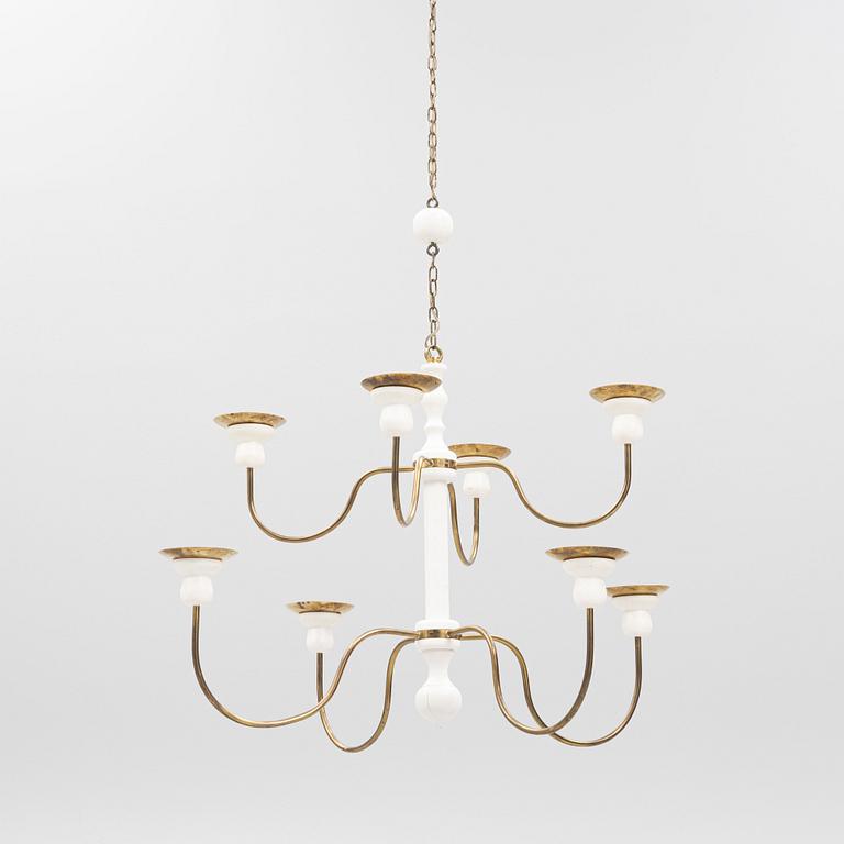 Josef Frank, a model '2586' chandelier, Firma Svenskt Tenn.