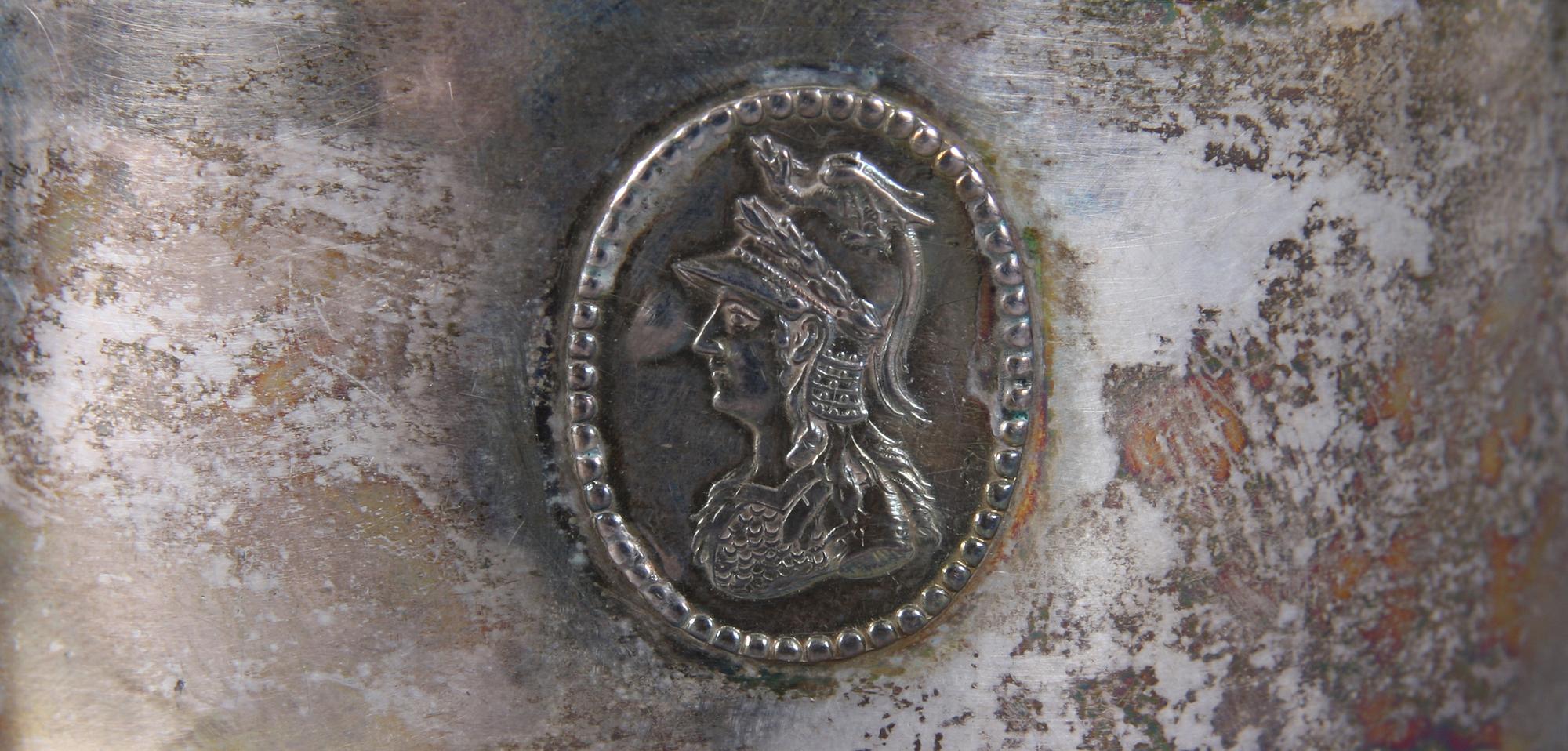 GRÄDDKANNA, silver, Bengt Fredrik Tellander, 1816, Jönköping. 136 gram.