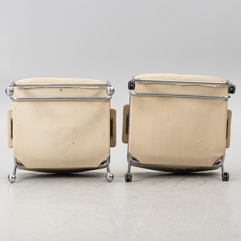 Fåtöljer, ett par, 1970-80-tal.