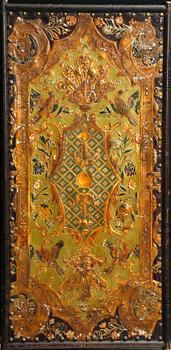 GYLLENLÄDER, 3 st. 1700-tal. Nordeuropa.