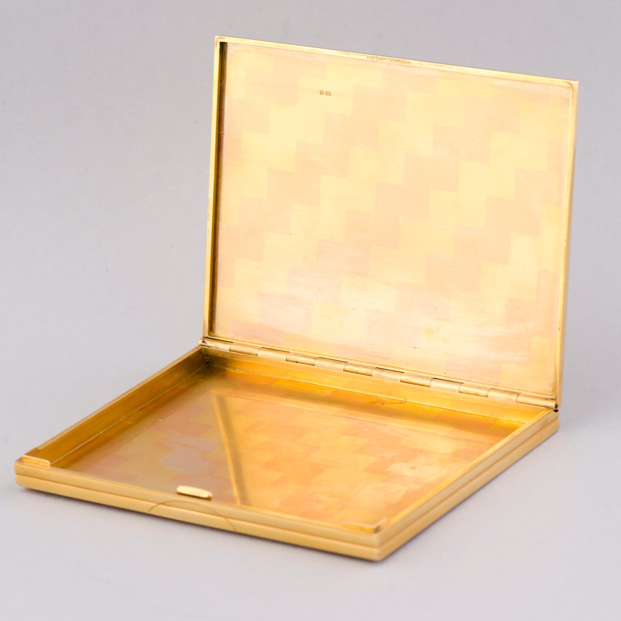 Cartier, RASIA, 18K puna- ja keltakultaa. Cartier Lontoo 1936.
