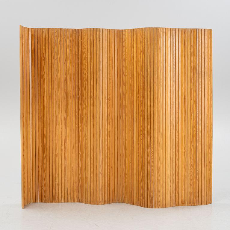 Alvar Aalto, a model 100 folding screen, Artek, Finland.