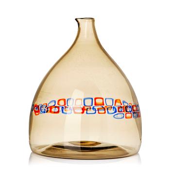 30. Alessandro Pianon, a murrine glass vase model S-177, Vetreria Vistosi, Murano, Italy, 1960s.