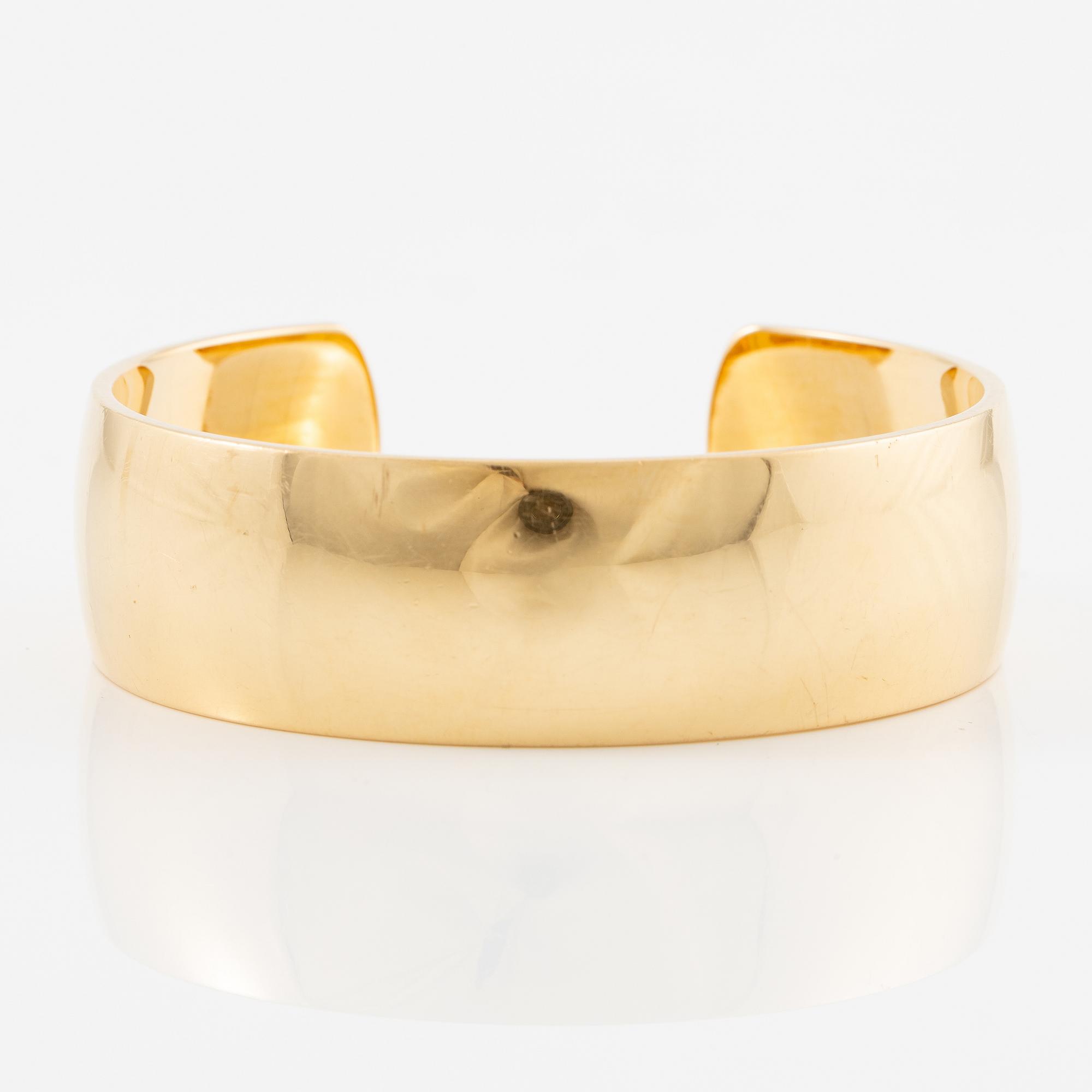 Sigurd Persson, a bangle, 18K gold, Stockholm 1973.