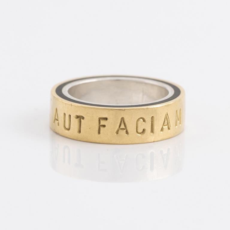 Elmqvist & Roll, sterling silver, bakelite , 18K guld.