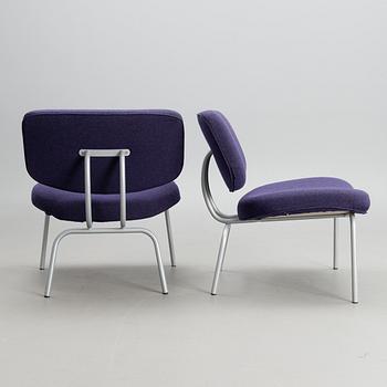 FÅTÖLJER, ett par, "Clea", Kristiina Lassus Studio, Zanotta. Modellen formgiven 1998.