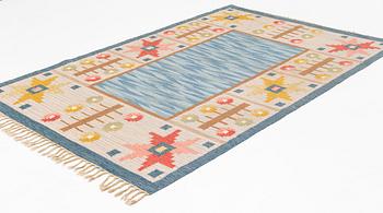 Astrid Sampe, attributed, a carpet, flat weave, ca 249,5 x 164 cm, signed AS.