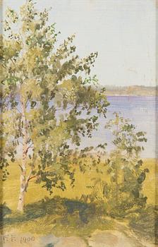 Felix Frang-Pahlama, oil on canvas, signed and dated 1900.