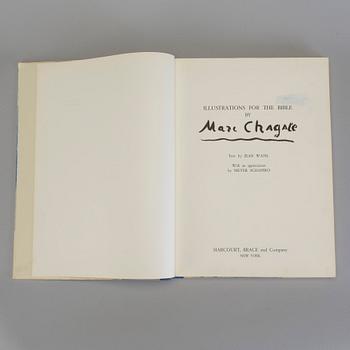 MARC CHAGALL, book with 30 lithographs (incl. cover and title page) 18 of which in colour, "Illustrations for the Bible".