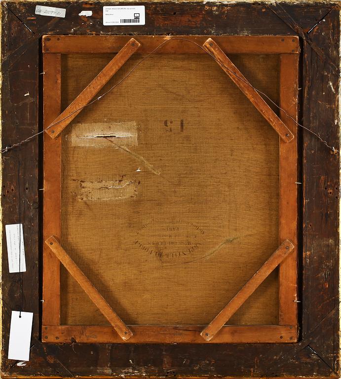 HUGO SALMSON, olja på duk, sign.