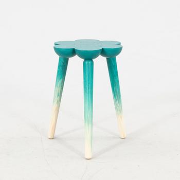 Lisa Hilland, stool "Smyltha" for Myltha, signed 2023, unique.