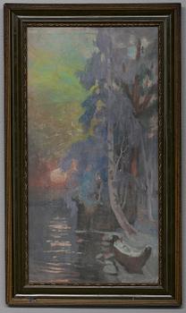KAARLO VUORI, olja och pastell på duk.
