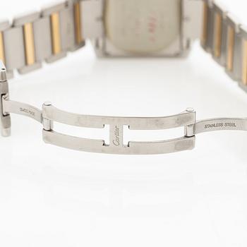 Cartier, Tank Française, armbandsur, 28 x 24 (32) mm.