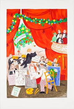 Lennart Jirlow · LENNART JIRLOW, litografi, épreuve d'artiste, sign.