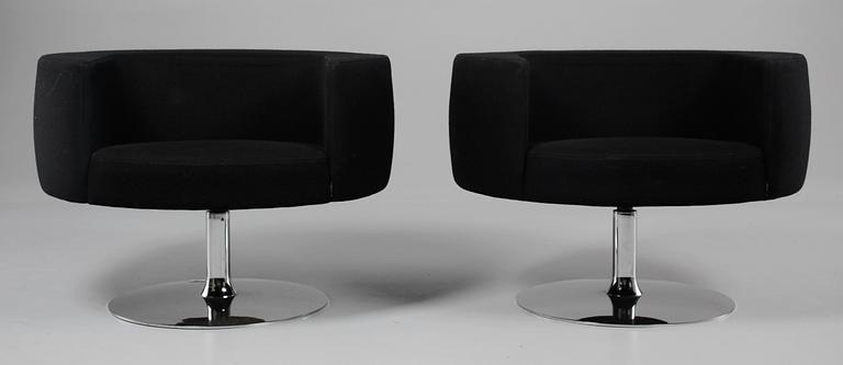 FÅTÖLJER, ett par, "Zero", Marre Moerel, Offecct, 2007.