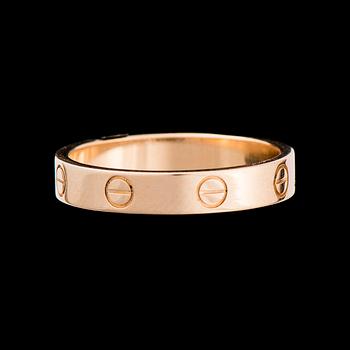 A RING, 18K gold. Cartier "Love".