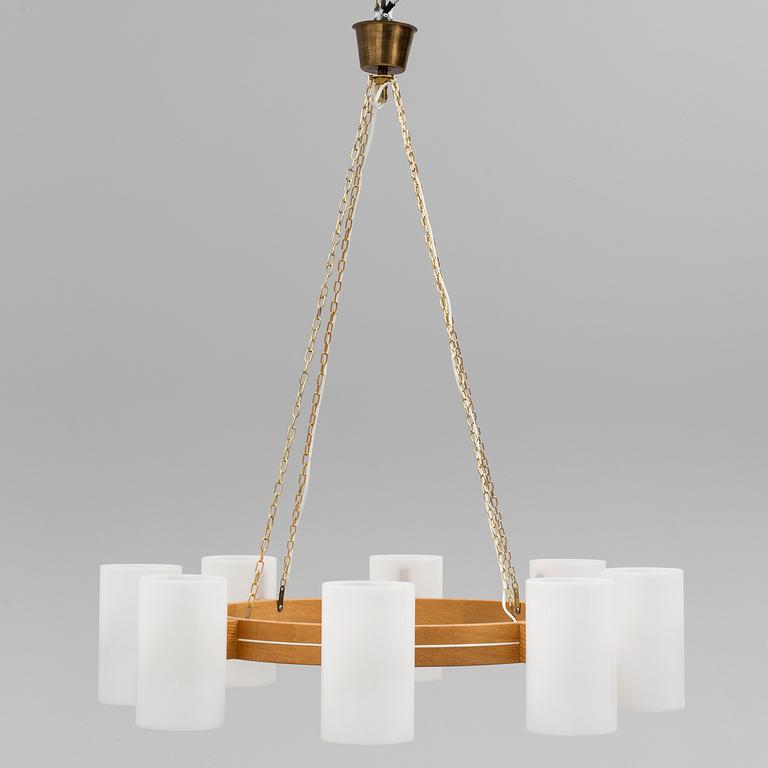 UNO OCH ÖSTEN KRISTIANSSON, takkrona, "Taklampa 587/Cylinder Ringkrona" Luxus, Vittsjö, 1900-talets andra hälft.