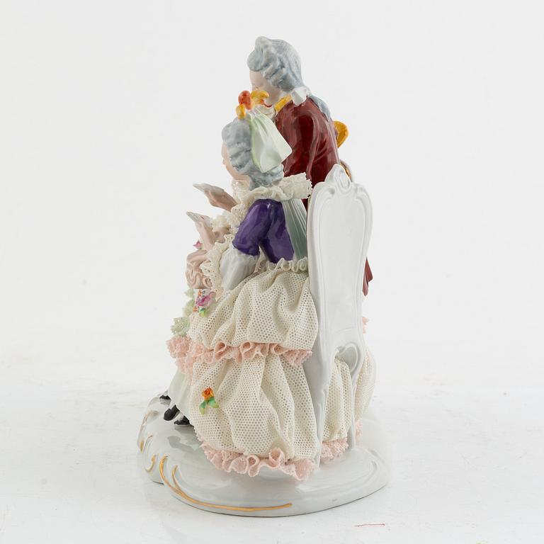 A porcelain figurine, Rudolf Volkstädter, Germany, 20th century.