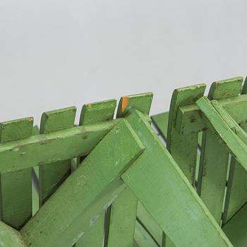 Alvar & Aino Aalto, Four early 1950s 'Aurinko' (Sun-serial) garden chairs, model 910  for O.Y. Huonekalu- ja Rakennustyötehdas A.B.