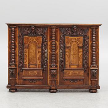 A Baroque style cabinet, 19th Century.