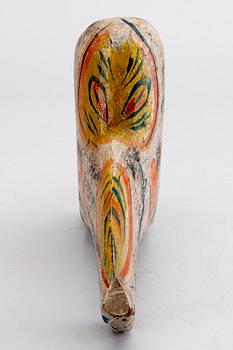 Dalahäst, tillskriven Wik-familjen i Bergkarlås, Mora, 1890-tal.