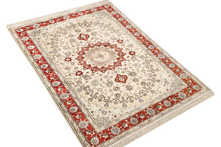 A carpet, Turkey, silk, c. 180 x 120 cm.