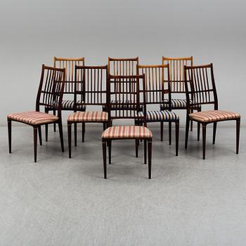 SVANTE SKOGH, matsalsgrupp, 9 delar, "Cortina", Seffle Möbelfabrik, 1960-tal.