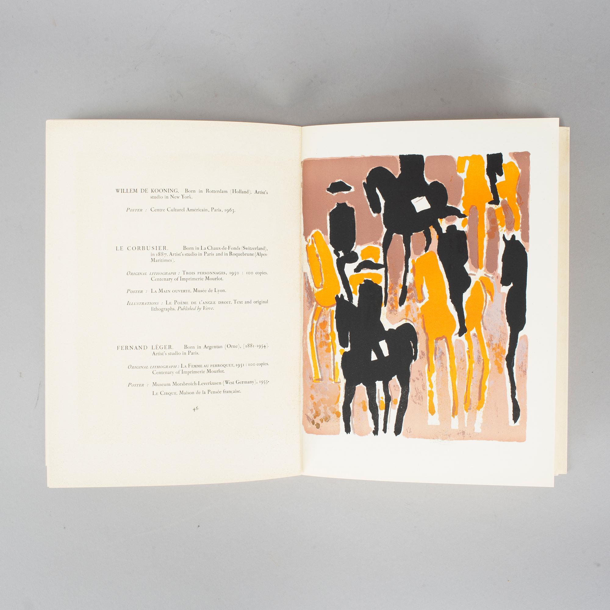 BOOK, PRINTS FROM THE MOURLOT PRESS. Paris 1964.