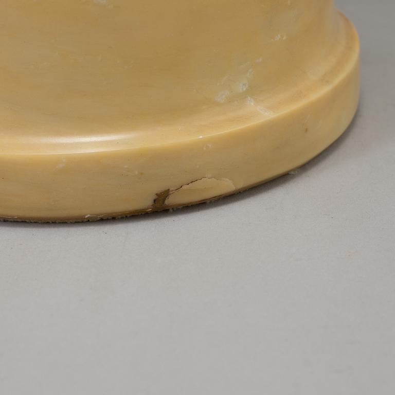 Unknown artist, a 20th century sculpture "Dancer with castanets", patinated bronze on marble bace, signed Blancz.