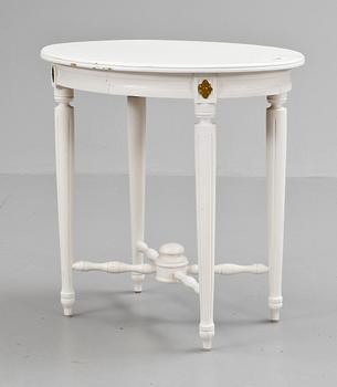 SALONGSGRUPP, 4 delar, gustaviansk stil, 1900-tal.