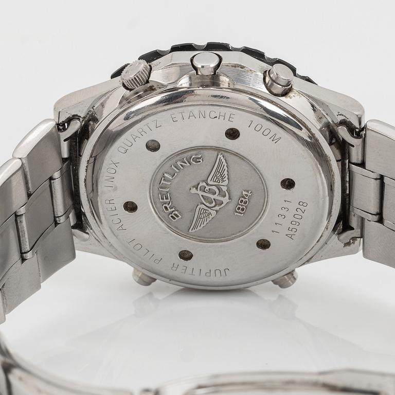 Breitling, Jupiter Pilot, chronograph, wristwatch, 41,5 mm.