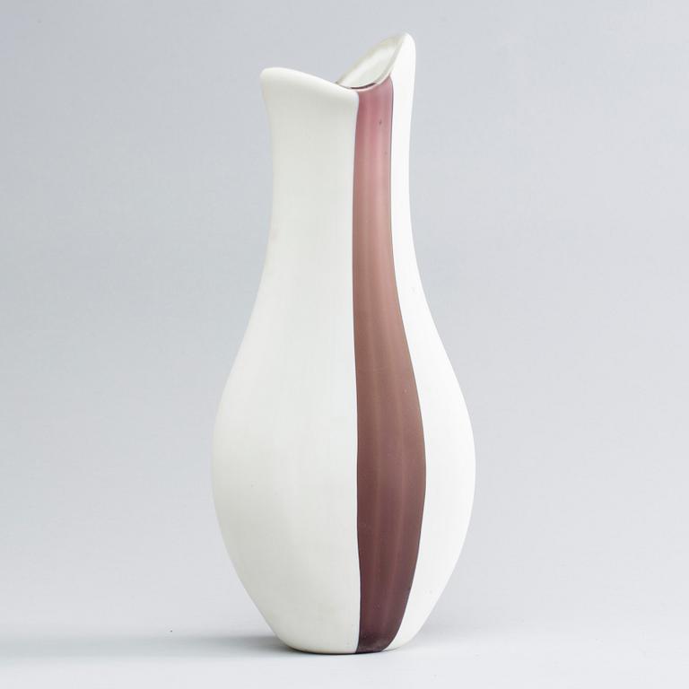 A VITTORIO FERRO MURRINE GLASS VASE FOR FRATELLI PAGNIN, 1990-2000.
