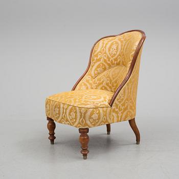 A late 19th century easy chair.