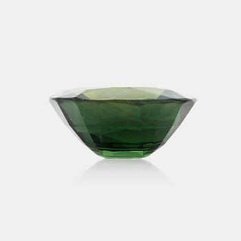 A 6.52 ct green sapphire.