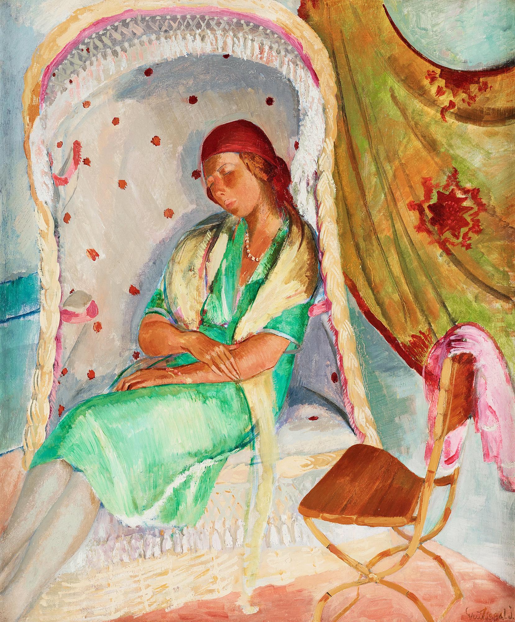 Isaac Grünewald, Siesta (Sigrid Hjertén).