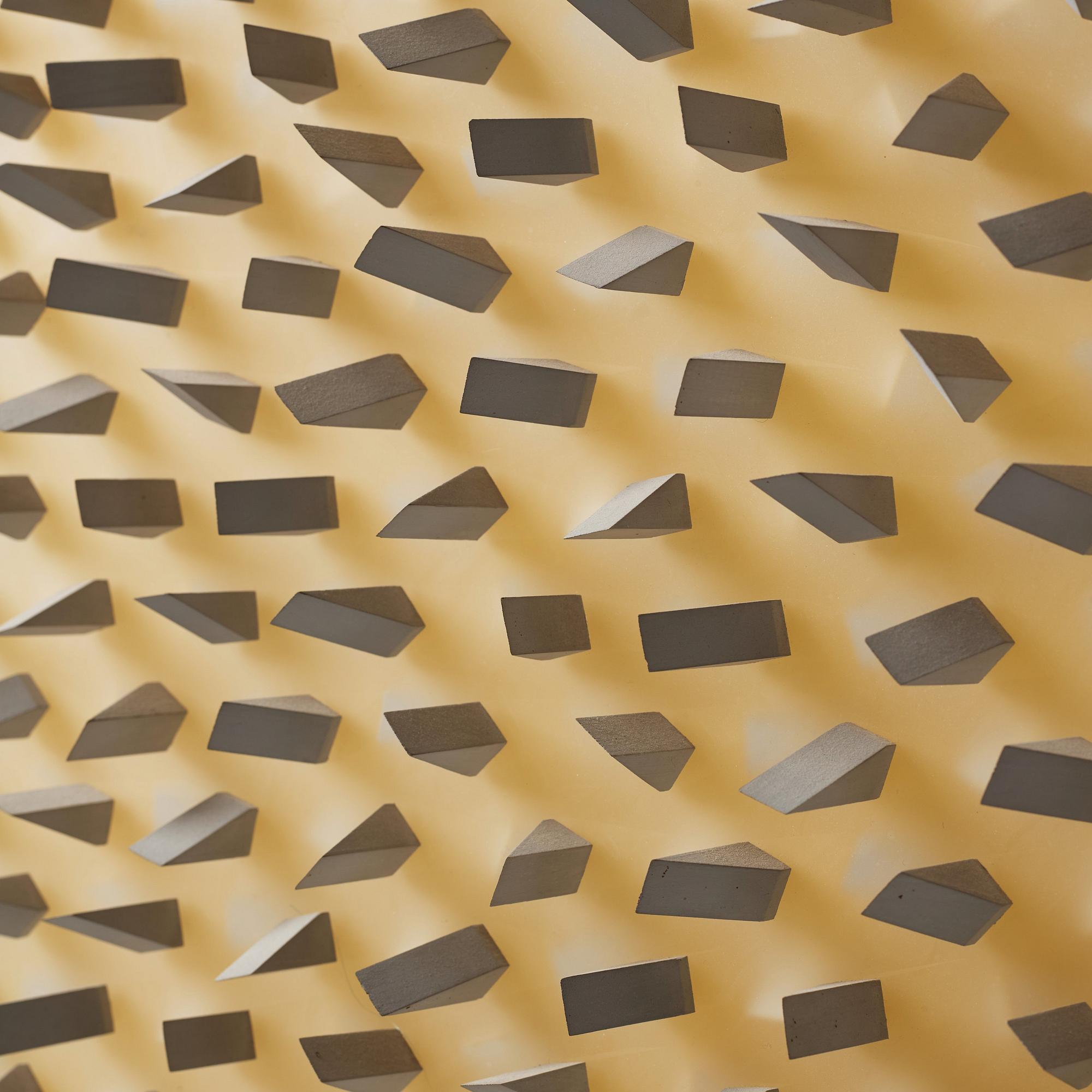 Klaus Staudt, "Gelbes Doppelrelief".