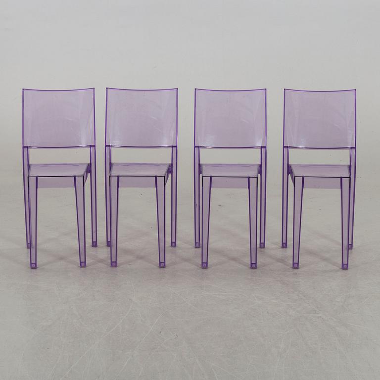 A SET OF 6 PHILIPPE STARCK "LA MARIE" CHAIRS BY KARTELL.